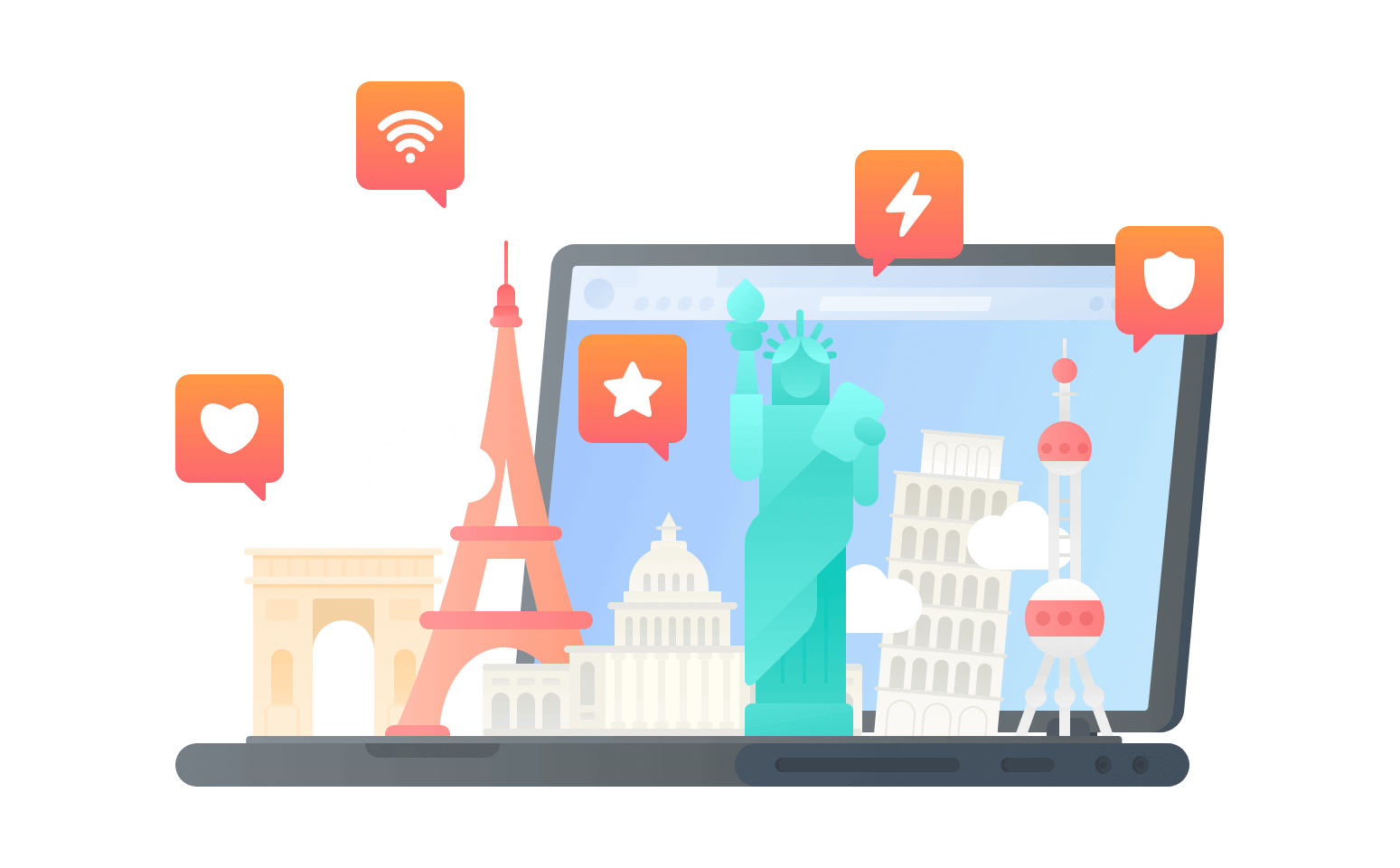 在基里巴斯连接到中国的代理 - 海龟VPN